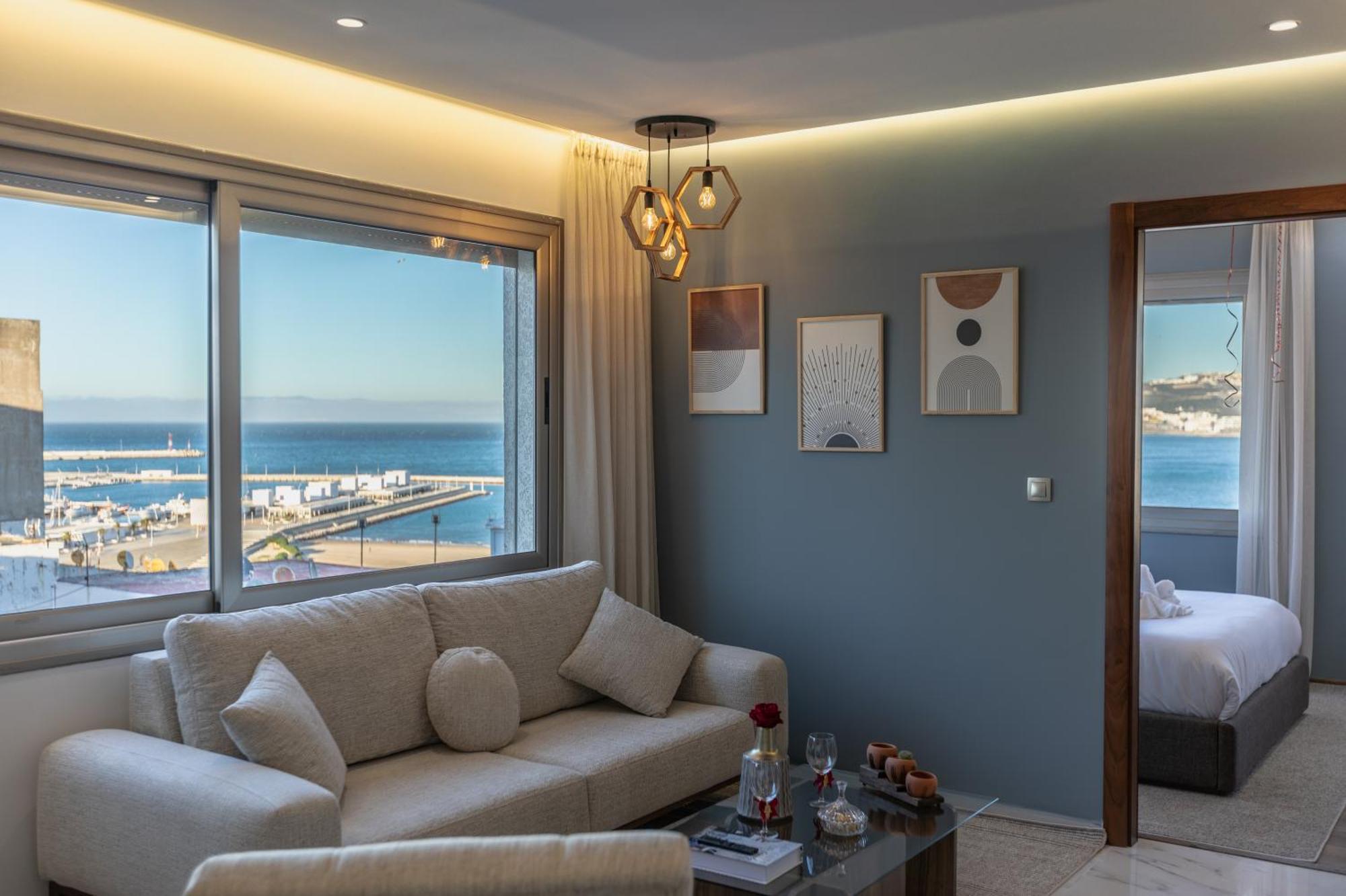 Marina View Residence Luxurious Studio Retreat With Stunning Ocean Views 1 Double Bedroom, 1 Convertible Couch Tanca Dış mekan fotoğraf